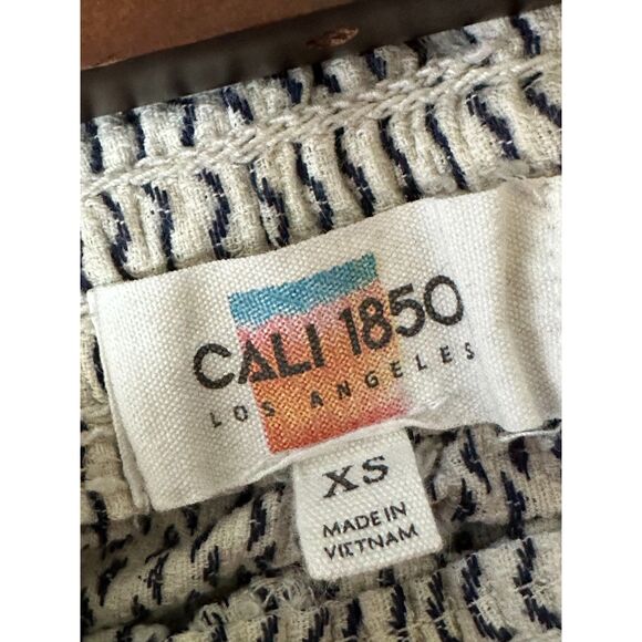 Cali 1850 Women's Elastic Drawstring Waist Size XS 100% Cotton - Picture 2 of 4